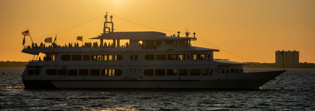 yacht starship sunset cruise